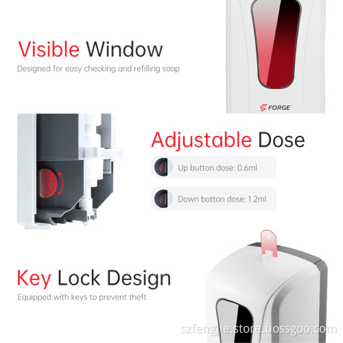 Manual Alcohol Dispenser Commercial Soap Dispenser Hand Sanitizer Machine